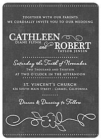 "Wildflower" Wedding Invitations